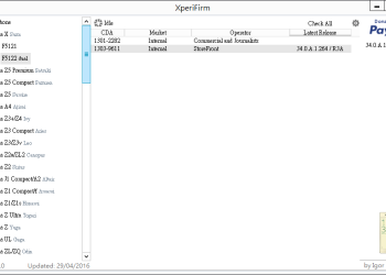 [教學] 使用 XperiFirm 製作 Xperia 手機原廠軟體 FTF 安裝包